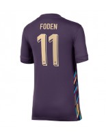 Anglie Phil Foden #11 Venkovní Dres pro Dámské ME 2024 Krátký Rukáv